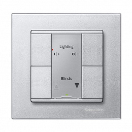 SM,2 кнопочный выключатель PLUS, АЛЮМ Schneider Electric. Вид 1