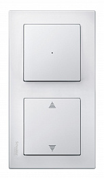 Рамка 2-постовая, sm (полярный белый) Merten M-Smart Schneider Electric. Вид 1