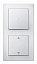 Рамка 2-постовая, sm (полярный белый) Merten M-Smart Schneider Electric. Вид 1.