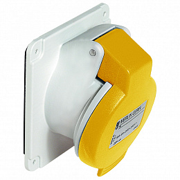 Розетка панельная, угловая винт 16a 3pe 100-130 IP44 Schneider Electric. Вид 1