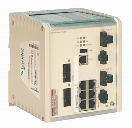Коммутатор connexium 6tx/2fxsm (6 rj45,1 медь, 2 опт одномод,10/100 mbit, покр) Schneider Electric. Вид 1
