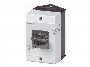 207123 T0-3-8212/I1 Кулачковый переключатель в корпусе 3-полюсный, 12A, Пол. 1-0-2, 45 ° 48х48 мм Eaton. Вид 1