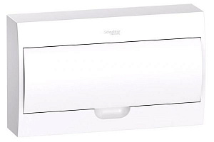 Бокс настенный 1ряд/18 модулей с белой дверью (с клеммами) IP40 EASY 9 Systeme Electric. Вид 1
