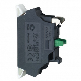 Контактный блок 1НЗ (пружинный зажим) Schneider Electric. Вид 1