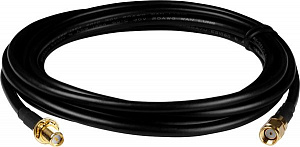 Антенный кабель RG58A/U, 3 метра, RP-SMA male to RP-SMA Female, ПВХ, 5В ICP DAS. Вид 1