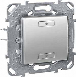 2-кноп. вык-ль с индикатором led, алюм. Schneider Electric. Вид 1