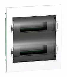 Бокс встраиваемый 2ряда/24 модуля с прозрачной дверью (с клеммами) IP40 EASY 9 Systeme Electric. Вид 1