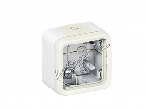 Коробка для накладного монтажа 1 пост (белый) IP55 Plexo Legrand. Вид 1