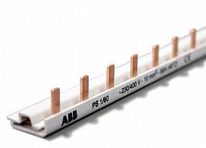 PS1/60/16 1-фазная шинная штырьковая разводка на 60 модулей 80 А ABB. Вид 1