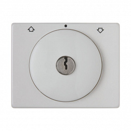 Накладка с замком к жалюзийному замочному выключателю (полярная белизна, глянцевый) Arsys Berker. Вид 1