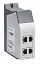 Интерфейсный модуль с 4х10/100 BaseT Ethernet, разъемы RJ-45 MOXA. Вид 1.