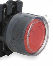 Кнопка красная без фиксации 1нз в сборе с силиконовым колпачком Schneider Electric. Вид 1