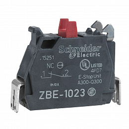 контактный блок, zbe10163 Schneider Electric. Вид 1