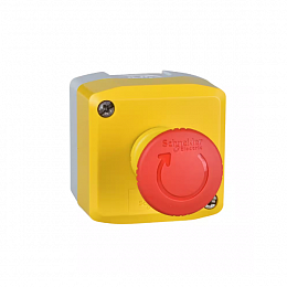 Кнопочный пост аварийного останова Schneider Electric. Вид 1