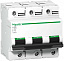 C120H 3P 100A Автоматический выключатель 3-полюсный, 100A, 15кА (хар-ка D) Schneider Electric. Вид 1.