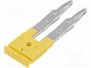 ZQV 2.5/2 Перемычка 2-х полюсная для Z-серии Weidmuller. Вид 1