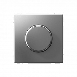 Светорегулятор повор-нажим, LED, RC, 400Вт, механизм (сталь) ARTGALLERY Systeme Electric. Вид 1