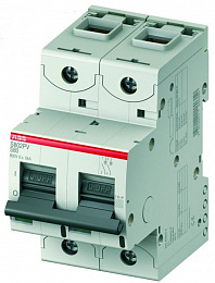 S802PV-S32 Автоматический выключатель 2-полюсный, 32А, 5kA (хар-ка S) ABB. Вид 1