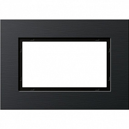 Рамка 1,5 поста без перегородки (алюминий) System 55 Gira. Вид 1