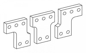 Комплект полюсных расширителей 630/1600 (1уп=3шт) Schneider Electric. Вид 1