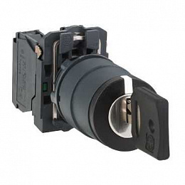 Переключатель 3-х позиц с ключом (в сборе) Schneider Electric. Вид 1