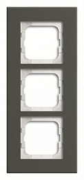 1723-815 Рамка 3-постовая, Carat, фарфор ABB. Вид 1