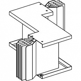 Z-образная секция угловая плашмя, 3l+pe, al, 1600а Schneider Electric. Вид 1