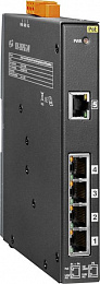Индустриальный коммутатор: 5х10/100 Base-T Ethernet, 4xPoE ICP DAS. Вид 1