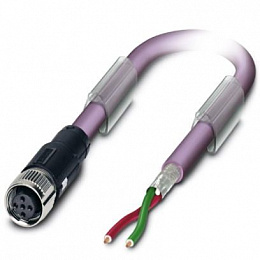 SAC-2P- 5,0-910/FSB SCO Системный кабель шины, PROFIBUS (12 Мбит/с), 2-полюсн., Phoenix Contact. Вид 1