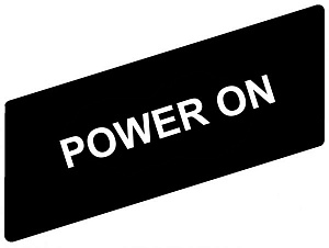 Маркировка power on Schneider Electric. Вид 1