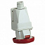 Розетка настенная pk винт. 16a IP67 380v 3pt Schneider Electric. Вид 1.
