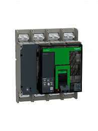 NS1000N Автоматический выключатель 4-полюсный, 1000А, MIC 5.0, 50 kA Schneider Electric. Вид 1