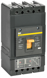 ВА88-37 3Р 400А Автоматический выключатель 3-полюсный, 400А, 35кА c электронным расцепителем МР211 ИЭК. Вид 1