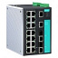 Коммутатор 18-портовый 16х10/100 BaseT Ethernet, 2х10/100/1000 BaseT Ethernet MOXA. Вид 1.
