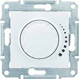 Светорегулятор поворотный, емкостный, 230В, 25-325вт (графит) Sedna Schneider Electric. Вид 1