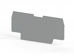 NPP PYK 1,5MC Концевой сегмент на 4-х выв. клеммники PYK 1,5MC (серый) Klemsan. Вид 1