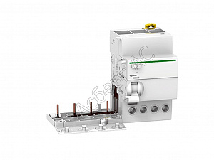 VIGI iC60 4P 25A 30mA AC Блок дифференциальной защиты 4-полюсный, 25A, 30mA, тип АC Schneider Electric. Вид 1