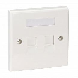 Лицевая панель, двойная Schneider Electric. Вид 1