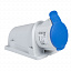 Розетка настенная винт 16а 3P-E 200-250 IP44 Schneider Electric. Вид 1.