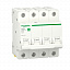 Автоматический выключатель 4-полюсный (АВ) С 25А 6кA Schneider Electric. Вид 1.