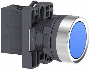 Кнопкаxa2,пруж.возвр.,синяя,1нo Schneider Electric. Вид 1