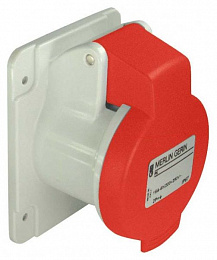 Розетка скрытой установки прямая, винт 32А 3P+N+E IP44 380В Schneider Electric. Вид 1