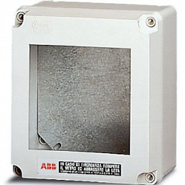 13 160 LIVORNO бокс авар.настенный 8М серый IP55 ABB. Вид 1