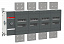 OT3200E04 Рубильник 4-полюсный на 3200А (без ручки и переходника) ABB. Вид 1.
