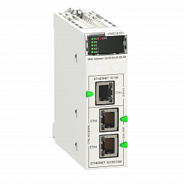 M580 noc control ethernet модуль (защищённого исполнения) Schneider Electric. Вид 1