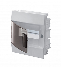 Бокс встраиваемый на 8 мод. прозрачная дверь (с клемм.) 232х250х108 Mistral41 ABB. Вид 1