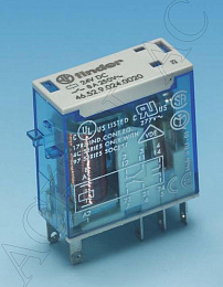 Миниатюрное промышленное реле 1ПК 16А (~ 230В AC) подключение через Faston Finder. Вид 1