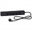 Удлинитель 5 розеток 2к+з, кабель 1,5м, 2 usb Unica Extend (чёрный) Schneider Electric. Вид 1.