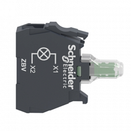 Патрон со светодиодом (зеленый) 230-240В AC Schneider Electric. Вид 1