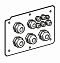 Крышка сальника atv61/71 ip54 раз e кл a Schneider Electric. Вид 1.